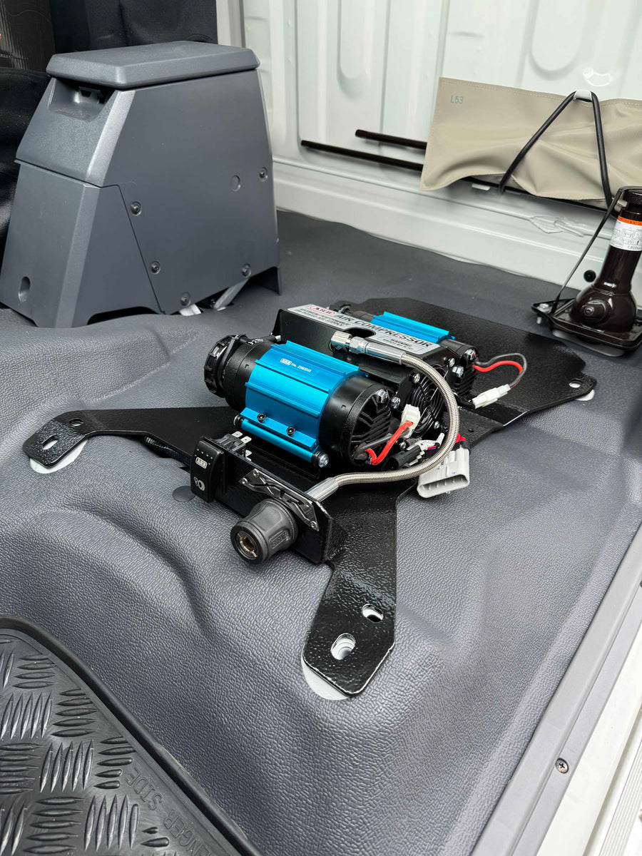 XTR Under Seat Air Compressor System V2 | Toyota 79 Series Single Cab ...